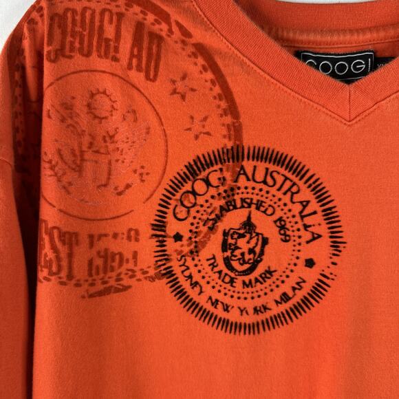 Coogi Shirt Mens XXL Embroidered With Pocket Vintage Stitch Patch Short Sleeve - Picture 2 of 10